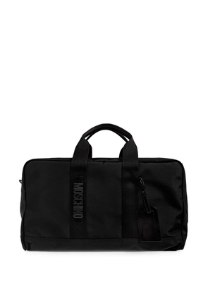 Moschino logo-detail luggage bag - Black