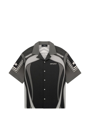 AMIRI sport panel os camp shirt - Black