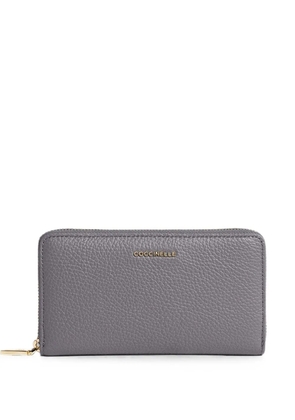 Coccinelle Metallic Soft leather wallet - Grey