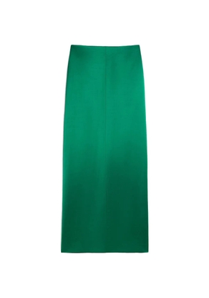 AMI Paris wool and viscose straight skirt - Green