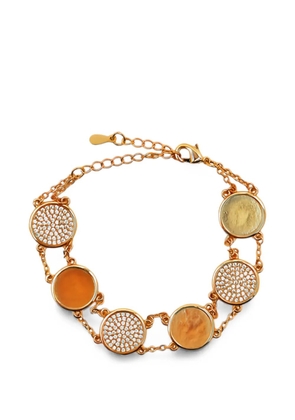 Lady D World Aurea Geo double-chain bracelet - Gold