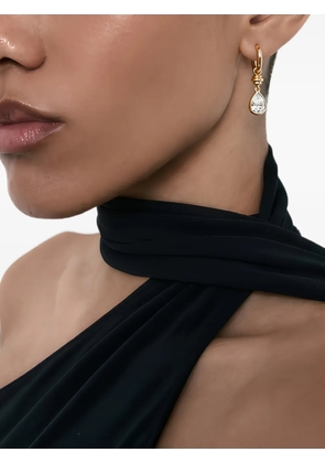 Velora Vie Soleil teardrop-pendant hoop earrings - Gold