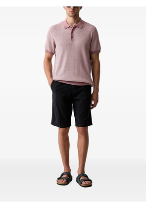 Joop! textured-knit polo shirt - Pink