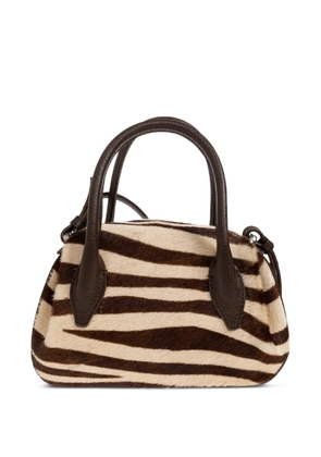 Yuzefi mini Oyster Duffle tote bag - Neutrals