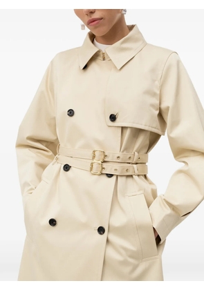HUGO Mariane double-breasted belted trench coat - Neutrals