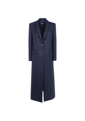 DRHOPE single-breasted wool coat - Blue
