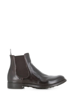 Officine Creative elasticated-panel pull-tab boots - Brown