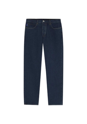 HUGO Jonah logo-patch straight-leg jeans - Blue