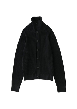 Studio Nicholson Oran ribbed cardigan - Black