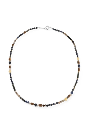 MARANT beaded stone necklace - Silver