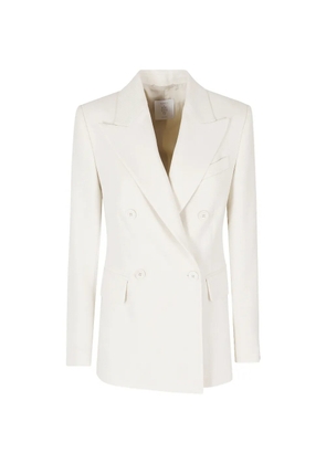 Eleventy double-breasted chevron-weave blazer - Neutrals