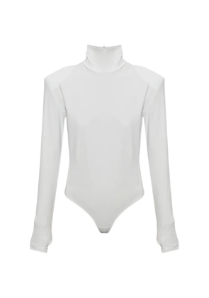 IRO Azales padded-shoulder bodysuit - White