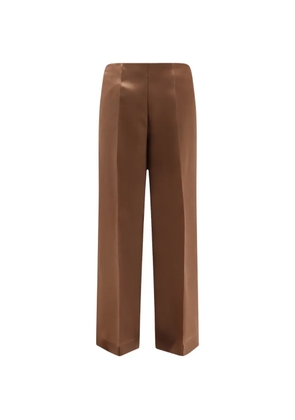 Alberta Ferretti side-slit trousers - Brown