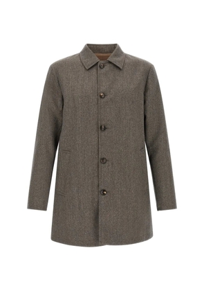 Pal Zileri reversible wool coat - Brown