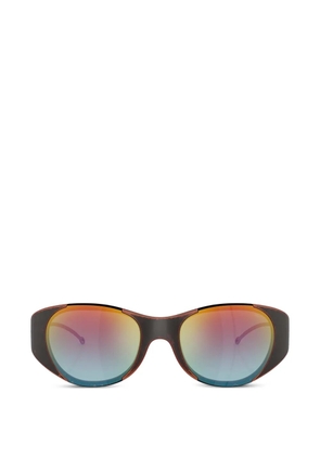 Diesel oval-frame sunglasses - Black