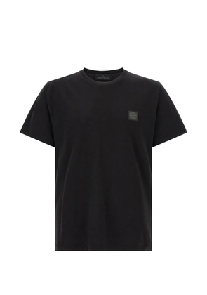 Stone Island logo-patch T-shirt - Black