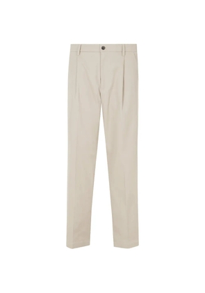 Department 5 pleated straight-leg trousers - Neutrals