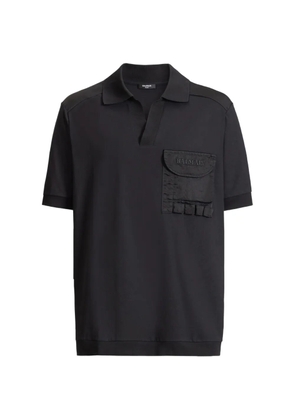 Balmain Balmain Vintage utility polo - Black