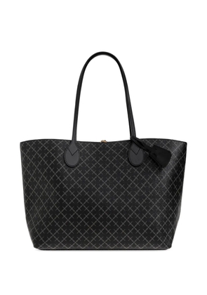 By Malene Birger medium Abi monogram-print tote bag - Black
