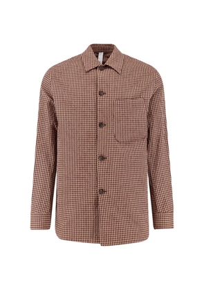 Hevo Bari check-pattern shirt - Brown
