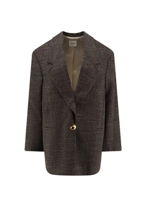 Alysi single-breasted blazer - Brown