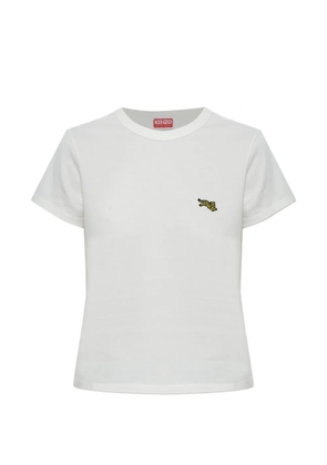 Kenzo Jumping Tiger-embroidered T-shirt - White