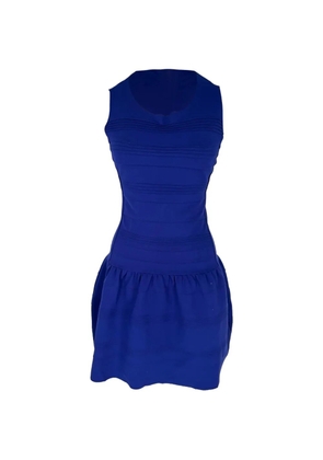 Maje 2010-2020s Madison pintuck dress - Blue