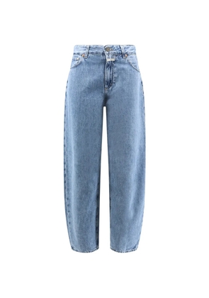 Closed Jazzie logo-patch jeans - Blue