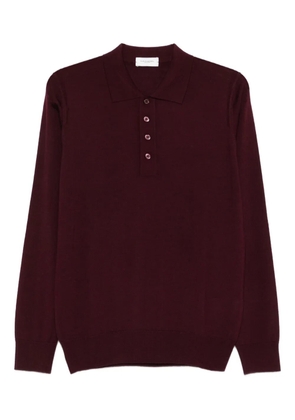Paolo Pecora wool polo shirt - Red