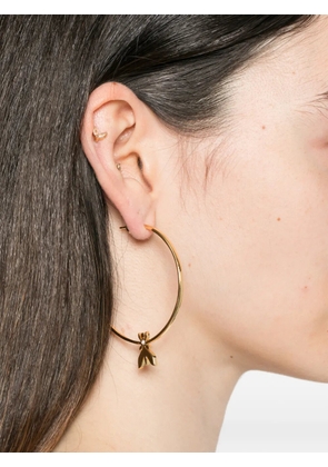 Patrizia Pepe Micro Fly hoop earrings - Gold