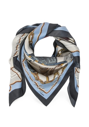 PINKO graphic-print scarf - Neutrals