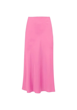 SABLYN Miranda scallop-trim bias-cut skirt - Pink