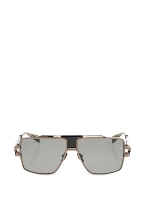 Balmain logo-detail sunglasses - Silver