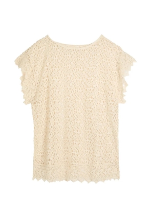Suzie Kondi Kristina cotton mini dress - Neutrals