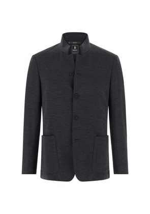 Boggi Milano blazer diagonal wool blend WOOLTECH - Grey