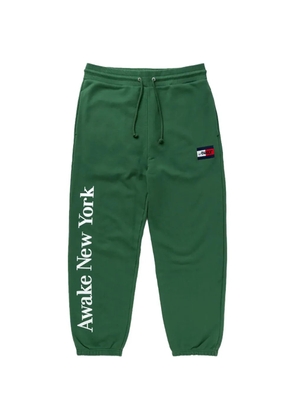 Awake NY x Tommy Hilfiger logo-patch track pants - Green