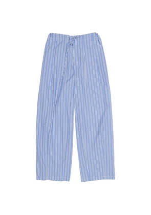 BIMBA Y LOLA blue striped cotton jogger trousers