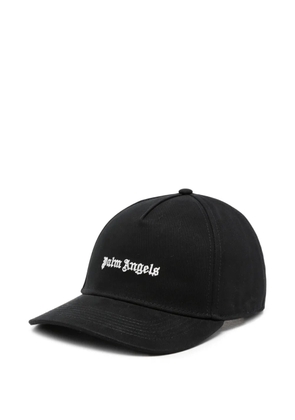 Palm Angels logo-embroidered baseball cap - Black