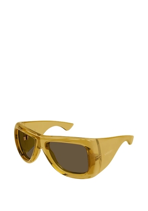 Saint Laurent Eyewear SL 902 Howl geometric-frame sunglasses - Yellow