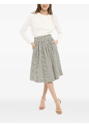 Woolrich striped midi skirt - Neutrals