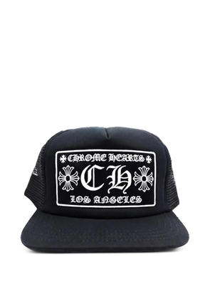 Chrome Hearts logo-embroidered trucker cap - Black