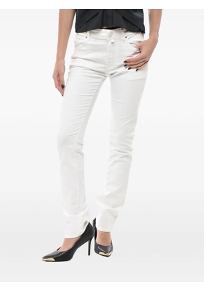 Jacob Cohën patch-detail straight-leg jeans - White