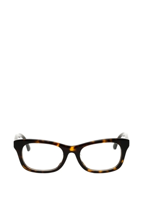 Burberry Eyewear tortoiseshell-effect rectangle-frame glasses - Brown