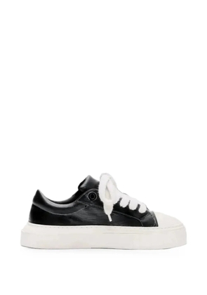 COLE BUXTON The Wilson Court contrast toe-cap sneakers - Black