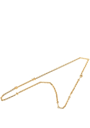 Louis Vuitton Pre-Owned 2025 Gold Plated LV Yours Chain Necklace costume necklace