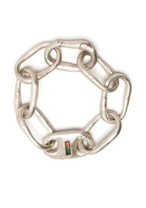 Parts of Four Roman Small Link bracelet - Silver