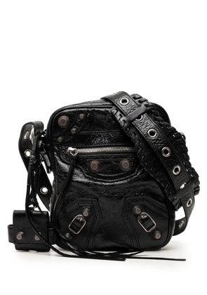 Balenciaga Pre-Owned 2010 Lambskin Motocross Le Cagole Messenger Bag crossbody bag - Black