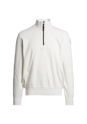 Parajumpers Basic Scoe half-zip sweater - White