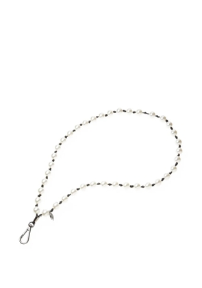 Maison Michel Martine hat strap - White