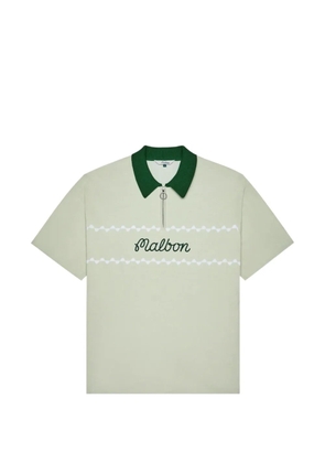 Malbon Golf Benny zip-up polo shirt - Green